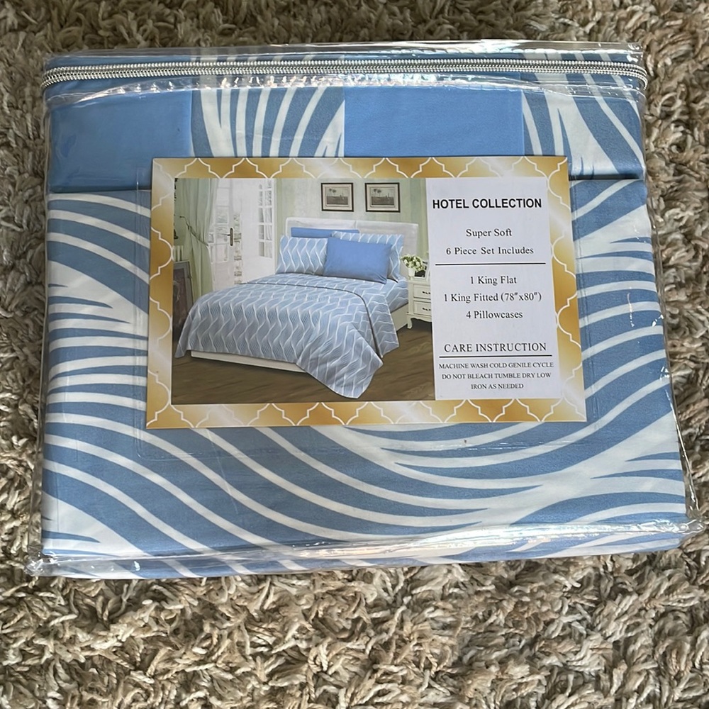 HÔTEL COLLECTION King Size Bedsheets (6 Piece Set)